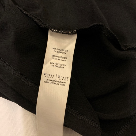 White House Black Market Large draped neck top - Picture 6 of 8